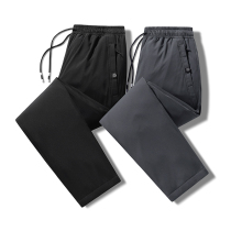Down pants Men wear thickened warm white duck down pants in winter outdoor sports straight leg cotton pants cold pants