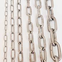 304 Stainless steel lifting chain Clothesline chain Pet chain Tag Chandelier chain Swing railing chain Iron ring chain