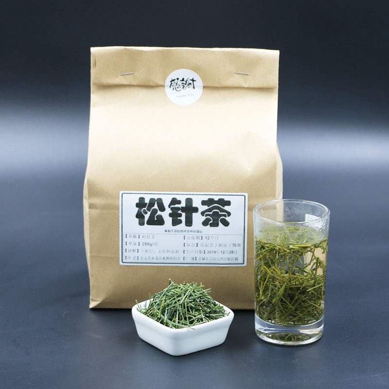 长白山野生松针茶实测:250g干松针茶养生体验,阴干红松真的比马尾松针更养生吗?-旅游-淘宝好物网
