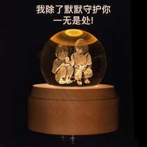 Chihiro and Chihiro music box Hayao Miyazaki peripheral decoration music box White Dragon birthday gift healing Tanabata girl