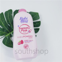 Thailand Babi mild (pink) BB baby natural talcum powder sensitive muscle large Bottle 400g
