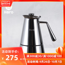Hero M06 MOCA pot stainless steel portable coffee maker home brewing coffee machine espresso pot