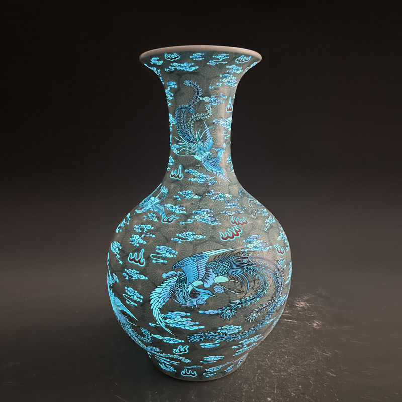 清雍正景德镇窑粉彩蝠桃纹瓶-清雍正景德镇窑粉彩蝠桃纹瓶促销价格、清