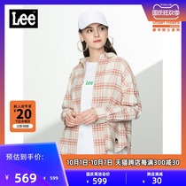 Lee mall with 21 autumn and winter New products comfortable version white female check shirt tide LWT001246100-005