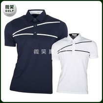 Korea special price 2021 summer new line sports breathable golf suit men short sleeve T-shirt GOLF