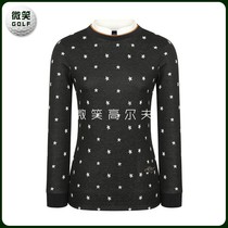 Special 2020 autumn and winter New Korean GOLF clothes ladies print round neck long sleeve T-shirt GOLF Women