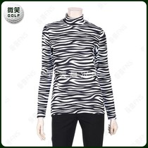Special 2020 autumn new Korean golf suit WOMEN zebra pattern half-neck long-sleeved T-shirt GOLF