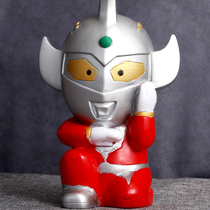 The new Tyro Ultraman piggy bank net red cant get into the vinyl drop-proof piggy bank little boys birthday gift