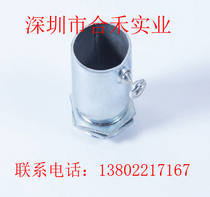 Thickened iron line tube straight through galvanized metal pipe wire pipe fittings corrugated pipe directly head 32