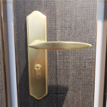 MARJORIE Meijue door lock MW022035-16 champagne gold simple fashion style Order shop experience