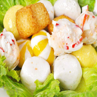 关东煮食材~豆捞火锅鱼丸套餐好炖~500g鱼丸组合拼盘(送料1袋)