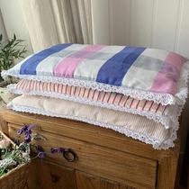 Great Sister Lius family special price pure cotton old coarse cloth comfortable and washable children pillows young child pillow buckwheat shell filling