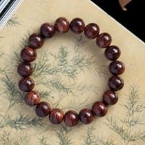 Sea yellow purple oil pear tiger skin pattern 1 0 Apple bead bracelet-M00399