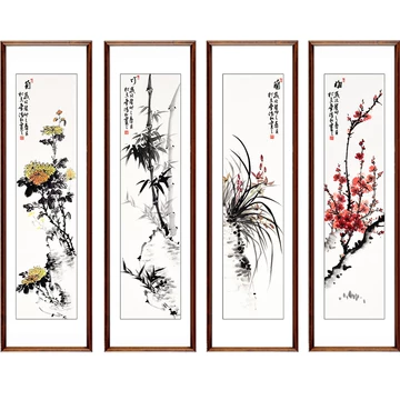 梅兰竹菊手绘国画-梅兰竹菊手绘国画促销价格、梅兰竹菊手绘国画