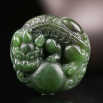 Hetian Jade jasper pendant Zhaocai 25 43g pendant pendant