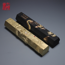 Dragon and phoenix ink] Non-heritage handmade Shexian old Hu Kaiwen Hui ink pine smoke ink ingot oil smoke ink strips Ali auction