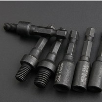 Internal and external teeth sleeve double-headed screw head hexagonal handle outer wire embedded lock nut self-tapping sleeve