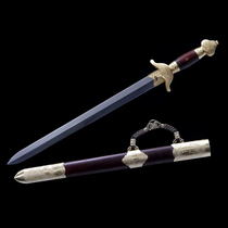 (Mo Gan Jian) 12-inch peony small sword provincial master Ji Shaocong has not opened the blade long sword true sword ornaments