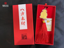 Eight parties to make pure gold hanging pieces of foreign banknotes