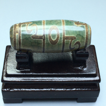 Tibetan three-eyed Lotus teacher old celestial beads-5099
