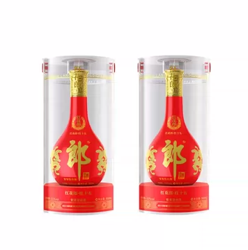 紅花郎 紅十五　白酒 500ml 53% 2本セット 紅花郎十五53度醬香型白酒500ml