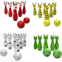 Suit Kindergarten Baby Indoor Sports 2-10 Year Olds Puzzle Bowling Cartoon Animal Toys