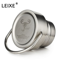 leixe fashion stainless steel lid 45mm taking one all-steel wide mouth movement insulation shui hu gai