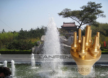 All copper center straight up nozzle columnar fountain water landscape Landscape 1 inch to 3 inch Fountain