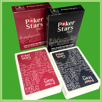 Texas plastic playing cards New poker stars double-sided frosted plastic playing cards Texas playing cards