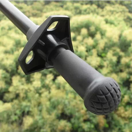 Lightweight triangular mud holder/pineapple stick tip rubber sleeve for climbing rods made of flexible and elastic plastic