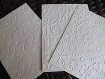  Special paper Cardboard Embossed paper Background paper Postcard card