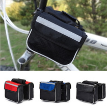 Bicycle bag Upper tube bag Saddle bag Mountain one front bag with mobile phone bag Cycling equipment accessories