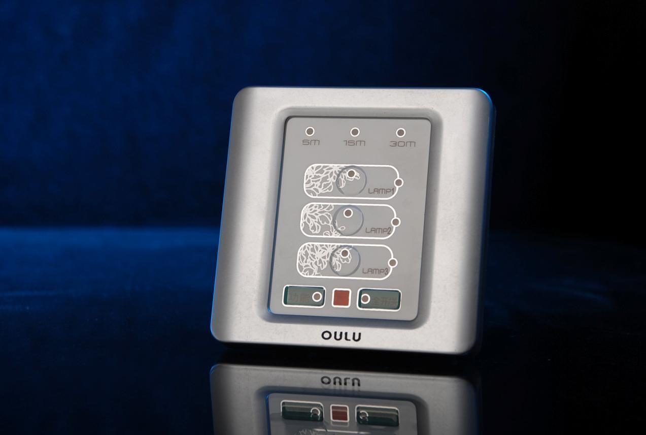 OL86P-KA Silver 3-way Remote Control System Special Intelligent Switch 86