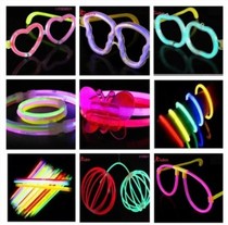 Party concert event supplies luminous stick glowing stick sharp light glow stick glitter glitter bracelet glowing glasses