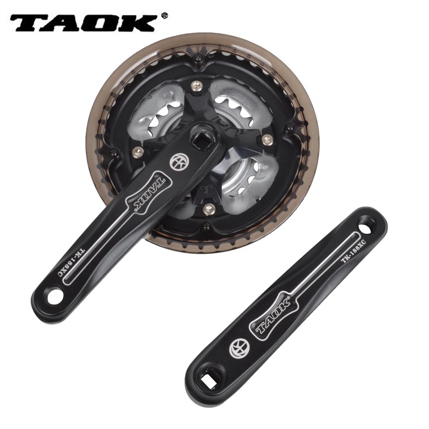 TAOK Bicycle Square Hole Tooth Disk Crank Mountain Bicycle Tooth Disk Aluminum Alloy Tooth Disk Cyclic Parts Packaging