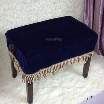 Gold Velvet Piano Bench Hood Large Flow Supiano Bench Cover Single Double Stool Cloak Dust Cover