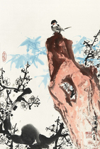 Art micro-spray Guanshan Moon Spring Wind 30x45 cm