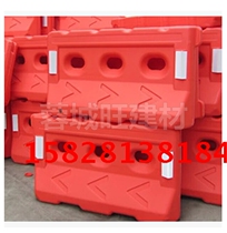 Blow molding three-hole water horse isolation Pier anti-collision bucket plastic water horse fence water horse water injection enclosure transportation facilities supplies