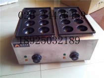 6cm double plate electric fish ball stove bomb burning octopus ball machine shrimp egg machine giant egg burning