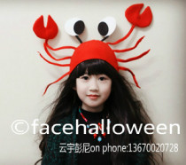 Funny crayfish hat crab hat kindergarten parent-child Christmas party gifts children adult beauty selling cute