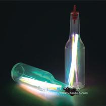 Transparent practice bottle fancy bartasting performance bottle bartender training bottle mainly suitable for performance put light stick