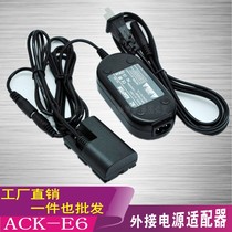 Canon camera 5D2 5D3 5D4 7D2 70D 6D2 60D 80D AC power adapter ACK-E6