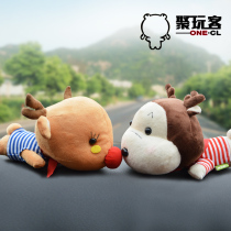 A deer safe bamboo charcoal bag car Cartoon Doll deer deodorant activated carbon bag deodorant formaldehyde ornaments