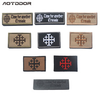 Jerusalem Order Comeback Crusade jihadist Maddicks Tactical Morale Badge Embroidered Woolen Surface Magic Sticker