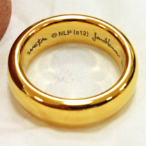 Book the Weta Hobbit Lord of the ring the Earth Supreme Lord ring without inscription