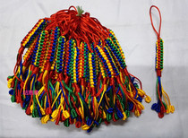 King Kong knot auspicious knot multicolored thread hand-woven can be used as car hanging bag decoration price 1 yuan
