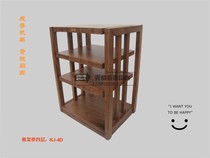 Chengyu solid wood audio rack frame single three layer KJ-4D speaker cabinet power amplifier rack equipment rack freight to pay