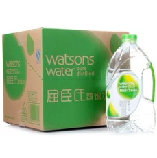 2件包邮/屈臣氏（Watsons） 蒸馏水4.5L *4桶 整箱