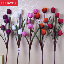 Tulip Emulation Flower Fake Flowers Fabric Flowers Silk Flowers Plastic Flowers Livingroom Floor Clothing Decoration Flowers Decoration Floral Art
