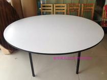 Hotel Roundtable Banquet Table Large Round Table 1 8 m 2 m With Folded PVC Dining Table Combined Hotel Table Hotel Table